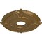 Ekena Millwork Attica Ceiling Medallion (Fits Canopies up to 5"), Hand-Painted Pale Gold, 18"OD x 4"ID x 5/8"P CM18ATPAS - alternate 2